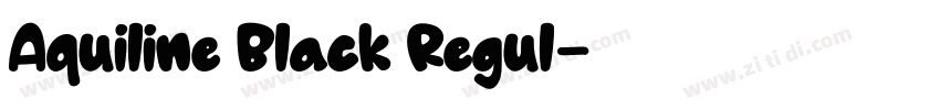 Aquiline Black Regul字体转换 Aquiline Black Regul字体转换